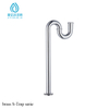 Brass S-Trap Anti Odor Lavatory Sink Waste Pipe Chrome Floor Drain Plumbing Trap