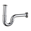 Solid Brass Chrome Plated P-Trap Series Anti-Odour Adjustable Basin Waste Drain
