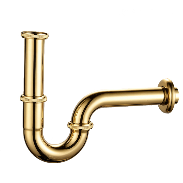 Solid Brass Chrome Plated P-Trap Series Anti-Odour Adjustable Basin Waste Drain