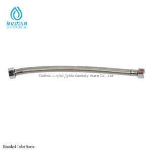 Stainless Steel Braided Water Supply Hose | Double Female Thread Flexible Braided Tube for Toilet Water Heater Faucet